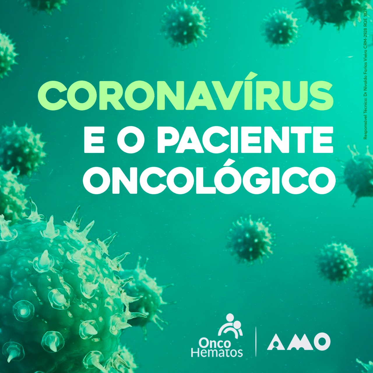 Onco Hematos reforça cuidados dos pacientes oncológicos com a pandemia do Covid-19