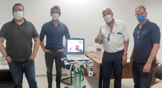 Coopanest-SE faz doação de aparelho de Ultrassom ao Centro Cirúrgico Hospital João Alves Filho