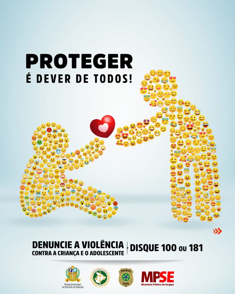 Entidades lançam campanha para conscientizar a população para denunciar a violência contra crianças e adolescentes
