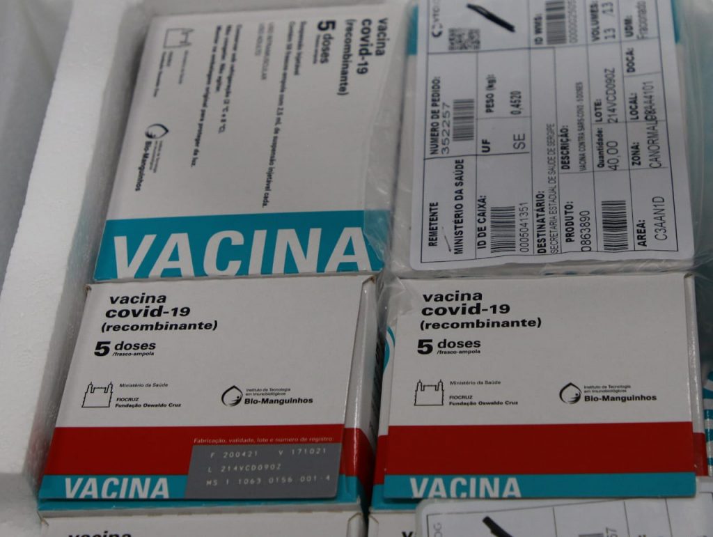 SES recebe esta semana mais de 126 mil doses de vacinas contra a Covid-19
