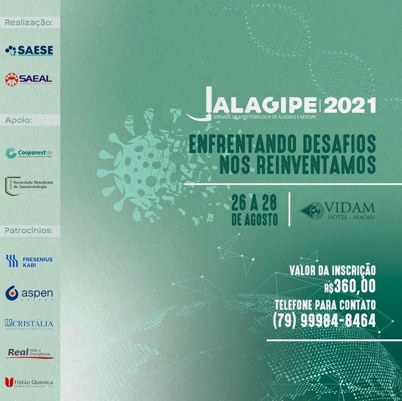 Jornada de Anestesiologia de Alagoas e Sergipe contará com palestrantes de seis estados