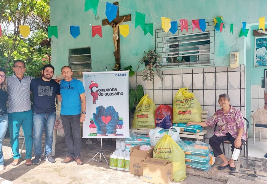 Campanha do Agasalho: Coopanest-SE doa cobertores, fraldas e materiais de higiene para Asilo em São Cristóvão