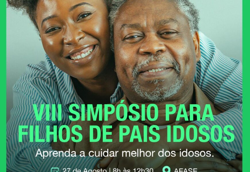 Simpósio vai ajudar filhos a cuidar de pais idosos