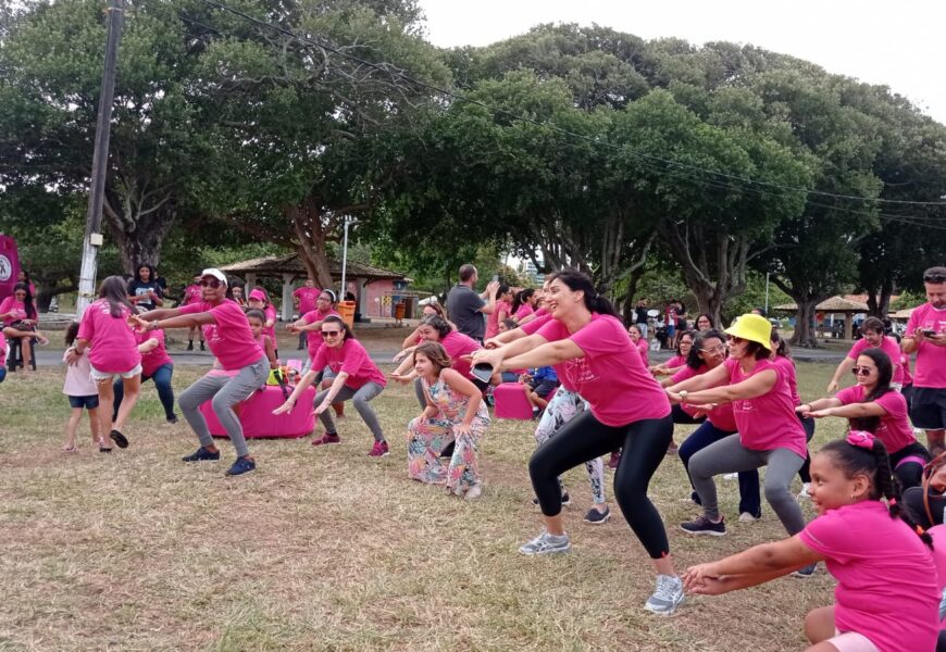 Tarde de lazer e ações preventivas celebram o Outubro Rosa no Parque da Sementeira