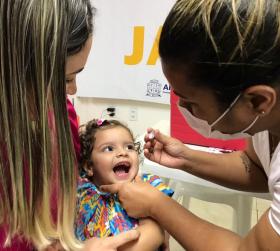 Aracaju realiza Dia D de vacinação contra poliomielite no sábado, 8