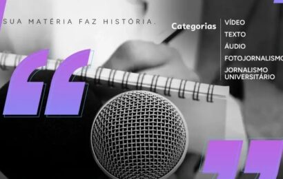 Universitários podem concorrer ao Prêmio Sebrae de Jornalismo
