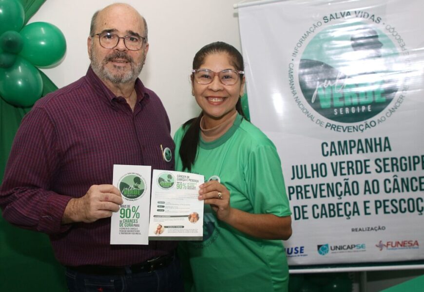 Huse lança campanha ‘Julho Verde’ em Sergipe e destaca importância de prevenção ao câncer de cabeça e pescoço