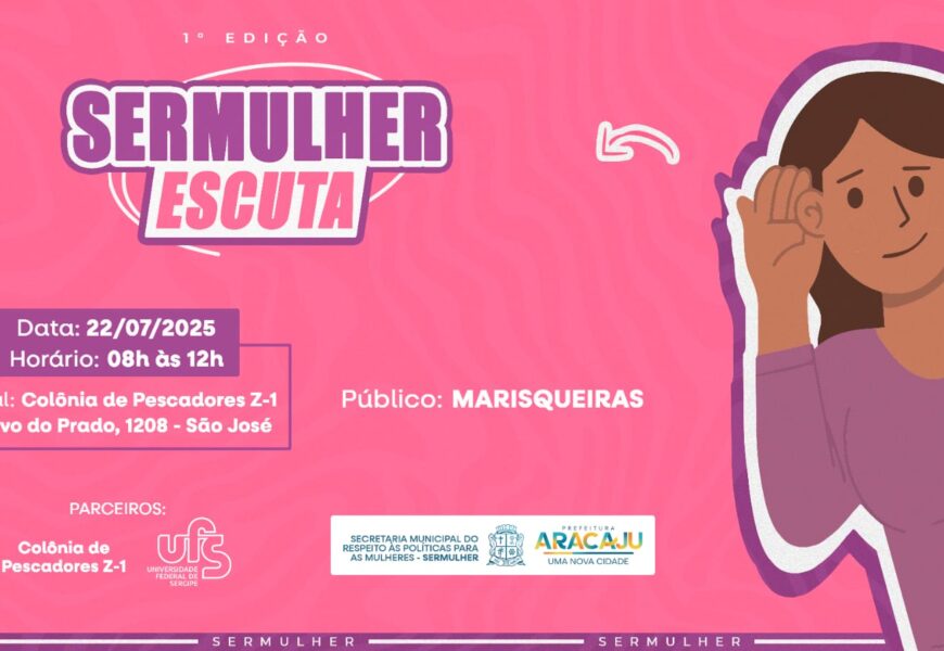 Primeira edição do projeto SerMulher Escuta promoverá espaço de diálogo com marisqueiras no dia 22