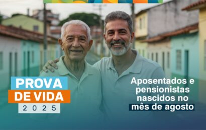 AjuPrev convoca aposentados e pensionistas para realização da Prova de Vida em agosto