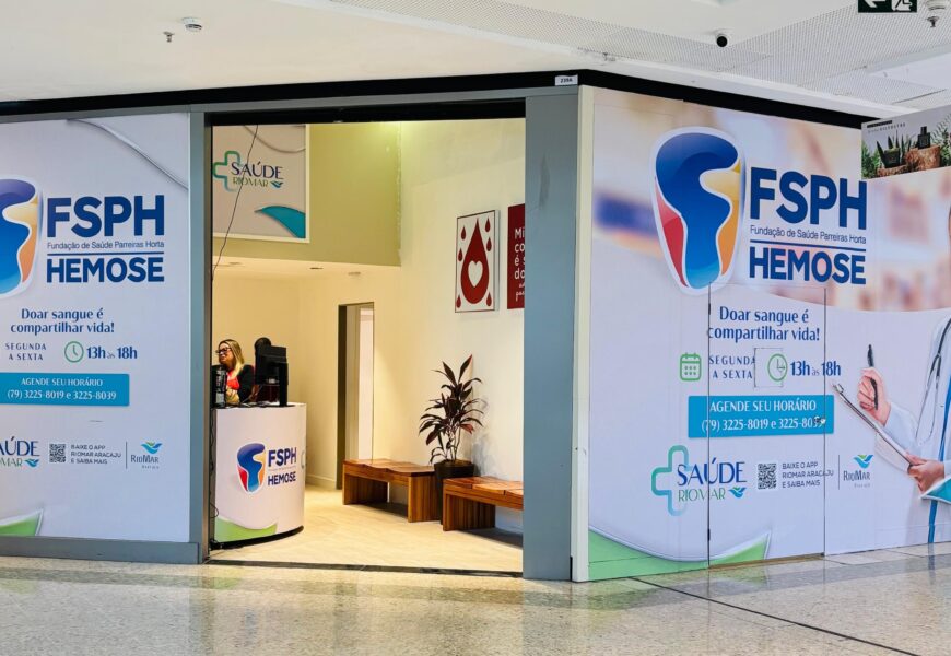 Hemose funciona com posto de coleta externa no RioMar Aracaju