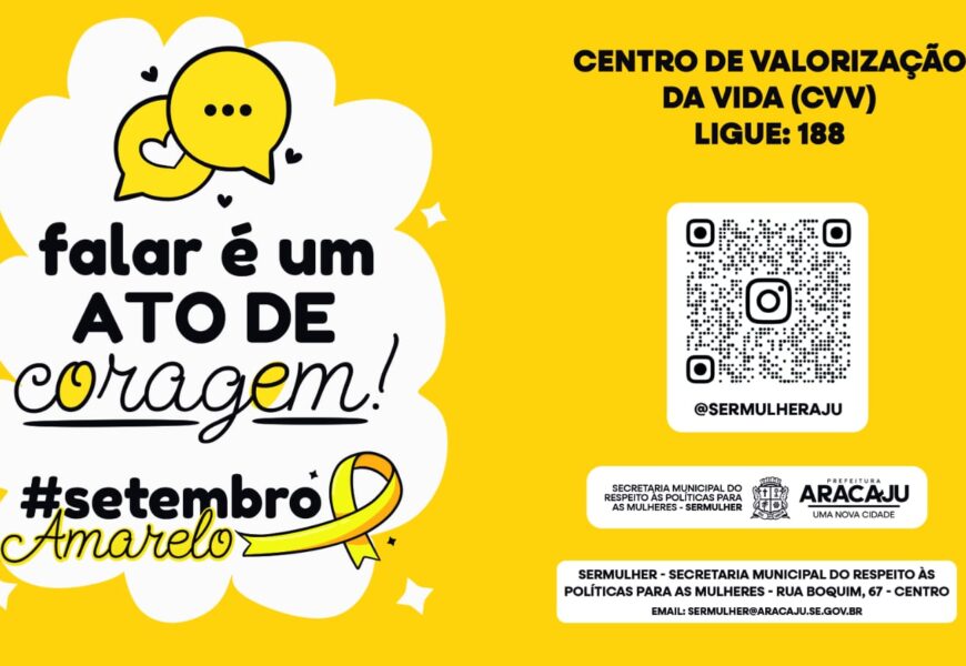 SerMulher promove ações do Setembro Amarelo com foco em prevenção e valorização da vida