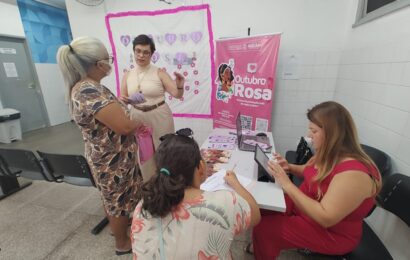 SerMulher leva conscientização e cuidado à USF Dona Sinhazinha durante ação do Outubro Rosa