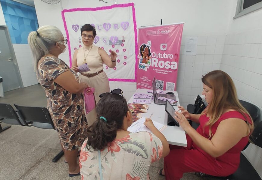 SerMulher leva conscientização e cuidado à USF Dona Sinhazinha durante ação do Outubro Rosa SerMulher leva conscientização e cuidado à USF Dona Sinhazinha durante ação do Outubro Rosa