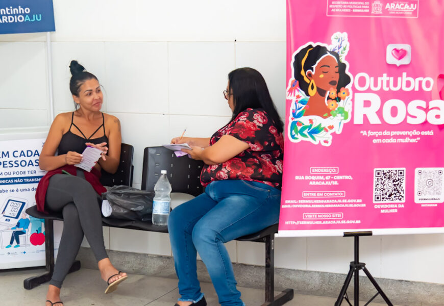 Equipe da SerMulher realiza ação do Outubro Rosa em mais seis USFs