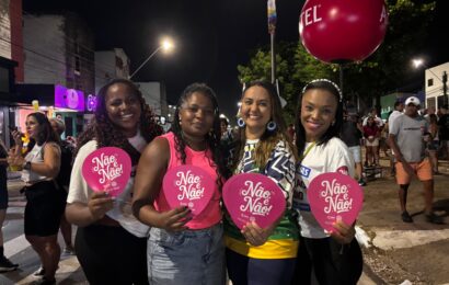 Prefeitura leva campanhas de combate ao assédio aos blocos carnavalescos de Aracaju