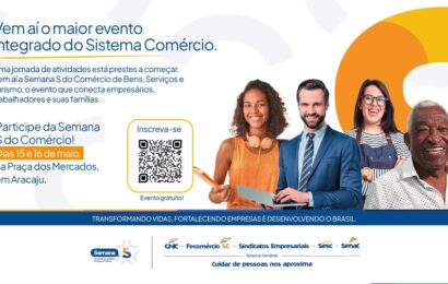 Senac Sergipe ofertará 23 atividades na Semana S do Comércio