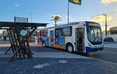 Passageiros do transporte público podem acompanhar linhas especiais no Cittamobi e recarregar o Mais Aracaju no Arraiá do Povo