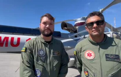Serviço Aeromédico é diferencial no salvamento