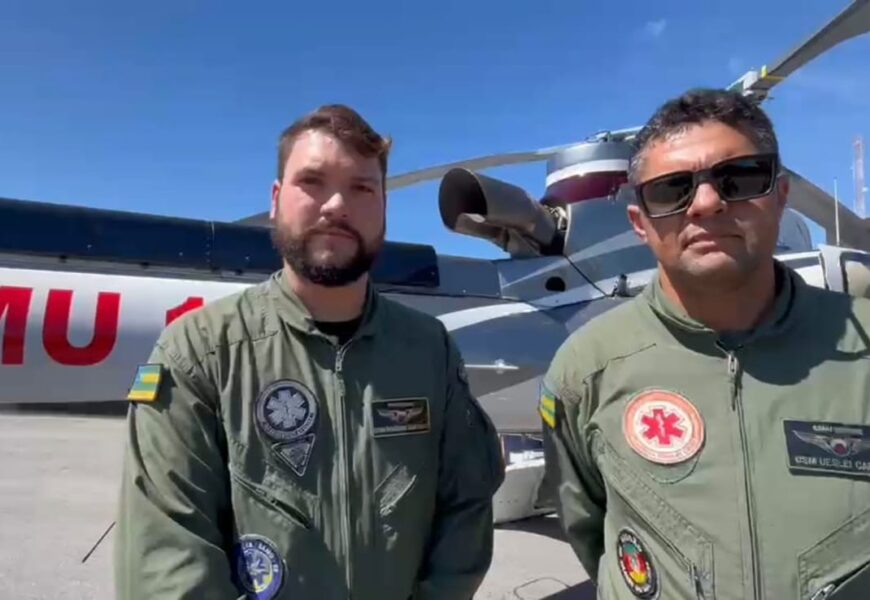 Serviço Aeromédico é diferencial no salvamento