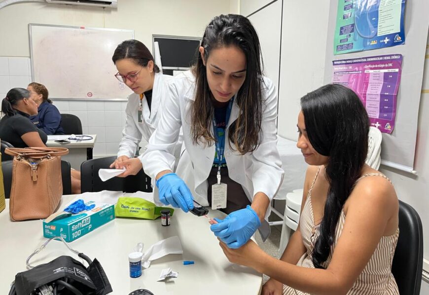 Prefeitura reforça importância do diagnóstico precoce de doença renal em ação no CEMAR Prefeitura reforça importância do diagnóstico precoce de doença renal em ação no CEMAR